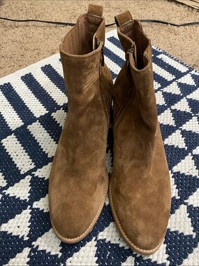 EUC Paul Green Suede Ankle Boots